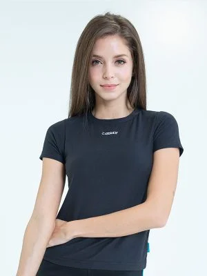 Loose Fitted Training Black Tee
